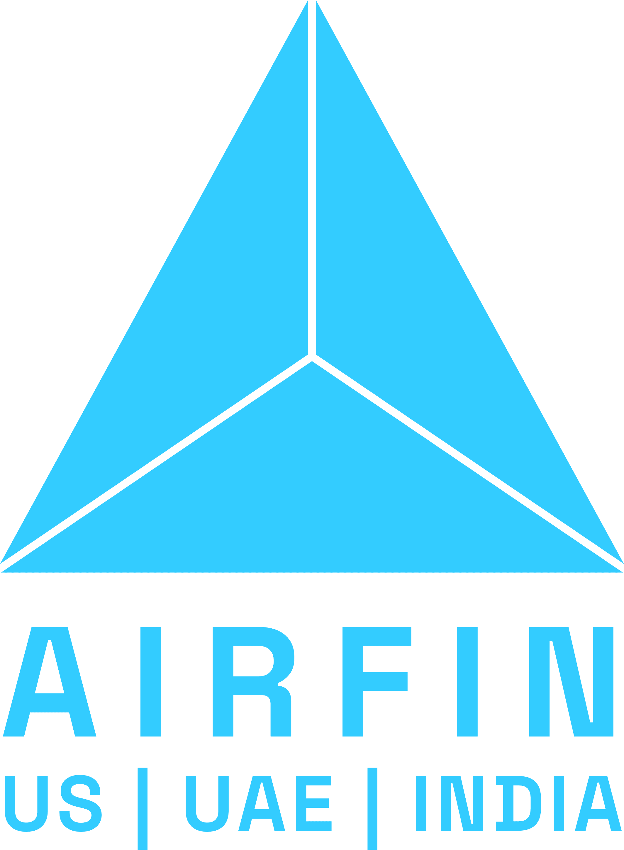 AIRFIN Main Logo Blue